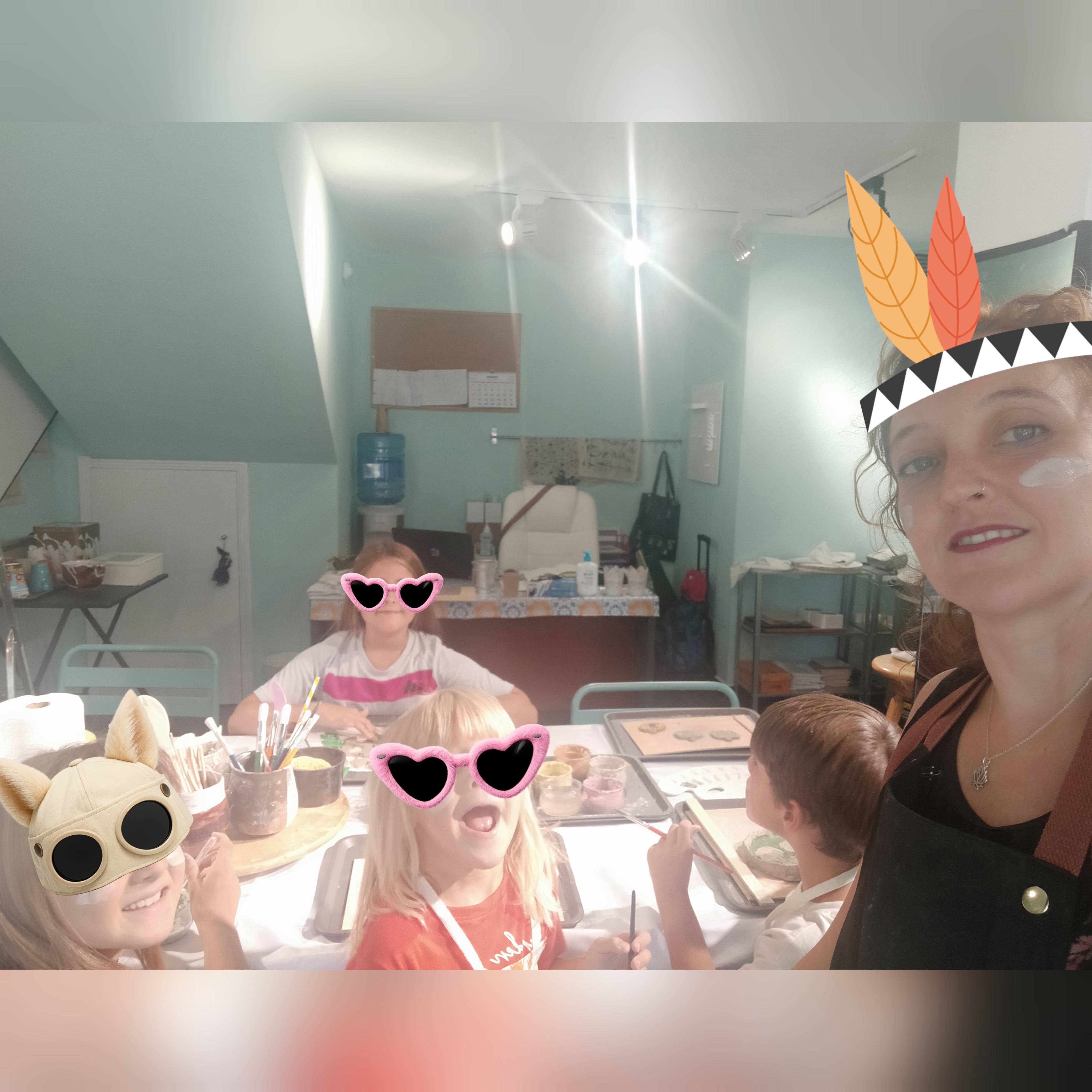 Primeros alumnos del taller AIRA Cerámica